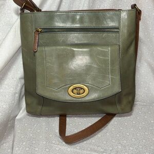 Tognanello Two Tone Leather Bag